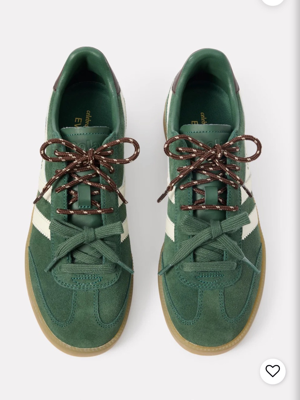 Gola Viper EV Womenβs Sneakers in Evergreen and Off-White